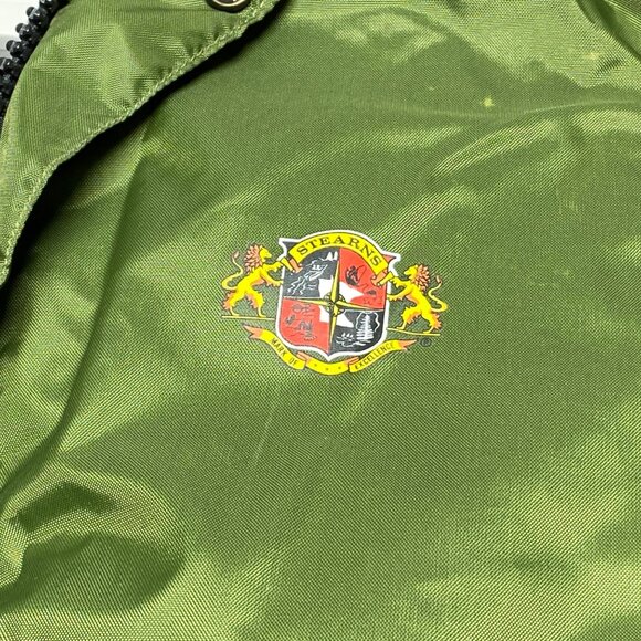 Stearns Buoyant Nylon Flotation Jacket L 44-46 Green Duck Hunting Fishing - Picture 6 of 13